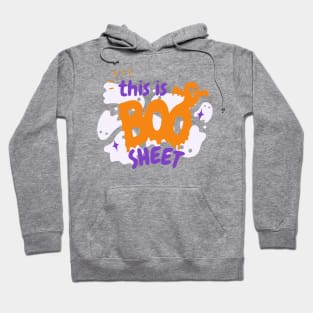 This is BOO sheet quote with ghost Hoodie